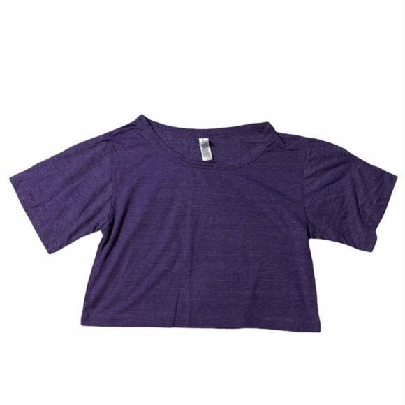Over the Limit Apparel Tops - Purple Crop Top NWOT